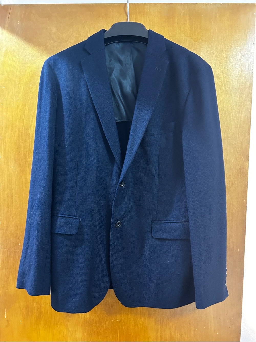 Ralph Lauren Men's Navy Blazer Two-Button Sport Coat medium size